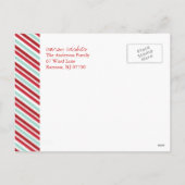 Vrolijke kerstfoto Briefkaarten (Achterkant)