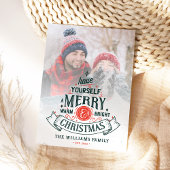  vrolijke kerstfoto feestdagenkaart