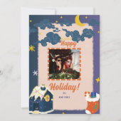 Vrolijke kerstfoto kerstkaarten feestdagenkaart (Voorkant)