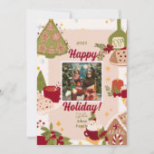 Vrolijke kerstfoto kerstkaarten feestdagenkaart (Voorkant)