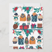 Vrolijke kerstfoto kerstkaarten feestdagenkaart (Achterkant)