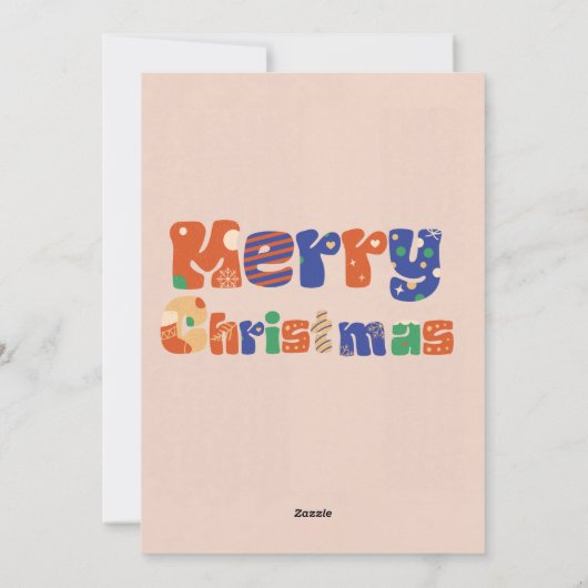 Vrolijke kerstfoto kerstkaarten feestdagenkaart (Achterkant)