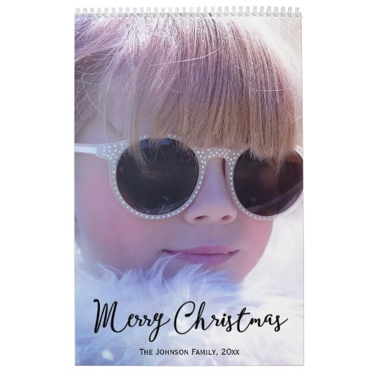 Vrolijke kerstfotokalender kalender (Hoes)