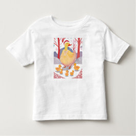 Vrolijke kerstgans kinder shirts