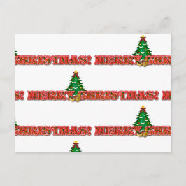 Vrolijke kerstgroet / uitnodiging vakantie