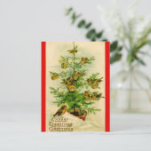 Vrolijke Kerstgroeten  Briefkaart (Staand voorkant)