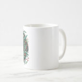 Vrolijke kersthaas koffiemok (Voorkant rechts)