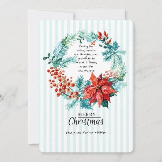 Vrolijke kerstkaart (Voorkant)
