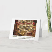 Vrolijke Kerstkaart Feestdagen Kaart (Achterkant)