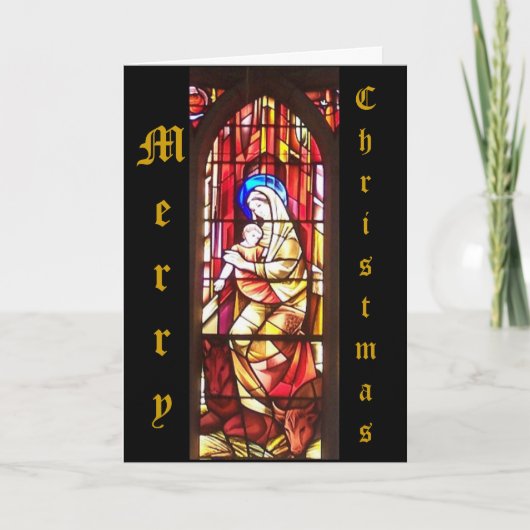 Vrolijke Kerstkaart Feestdagen Kaart (Voorkant)