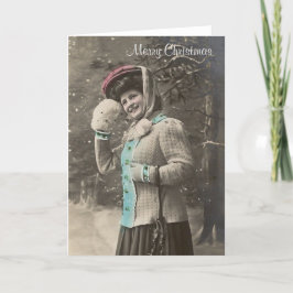 Vrolijke Kerstkaart Feestdagen Kaart