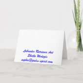 Vrolijke Kerstkaart Feestdagen Kaart (Achterkant)