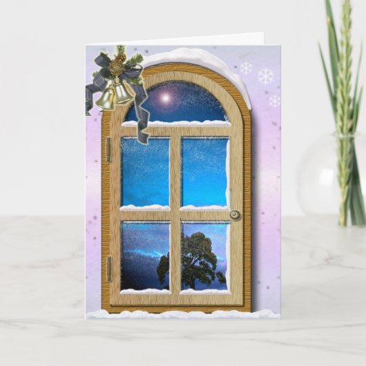 Vrolijke Kerstkaart Feestdagen Kaart (Voorkant)