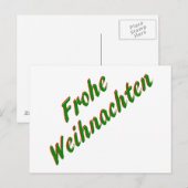 Vrolijke Kerstkaart Feestdagenkaart (Voorkant / Achterkant)