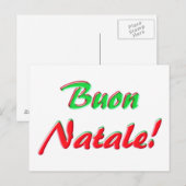 Vrolijke Kerstkaart Feestdagenkaart (Voorkant / Achterkant)