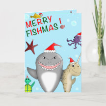 Vrolijke Kerstkaart Fishmas