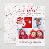 VROLIJKE Kerstkaart + Kleurafgestemde Typografie (Voorkant / Achterkant)