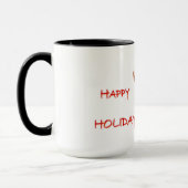 Vrolijke kerstkaart mok (Links)
