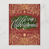 Vrolijke kerstkaarten feestdagenkaart (Voorkant)