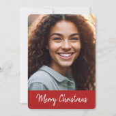 Vrolijke kerstkaarten – Red Star Design Kaart (Voorkant)