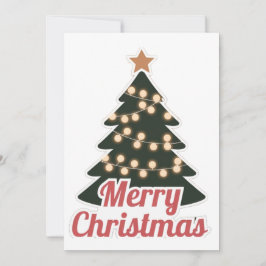 Vrolijke kerstkaarten: vrolijk nieuw model feestdagenkaart