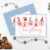 Vrolijke kerstkabouters Gepersonaliseerde zaken Feestdagenkaart