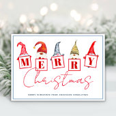 Vrolijke kerstkabouters Gepersonaliseerde zaken Feestdagenkaart