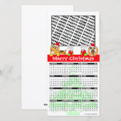 Vrolijke Kerstkalender 2011 Fotokaart Doggie Feestdagenkaart (Voorkant / Achterkant)