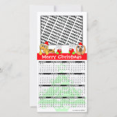 Vrolijke Kerstkalender 2011 Fotokaart Doggie Feestdagenkaart (Voorkant)