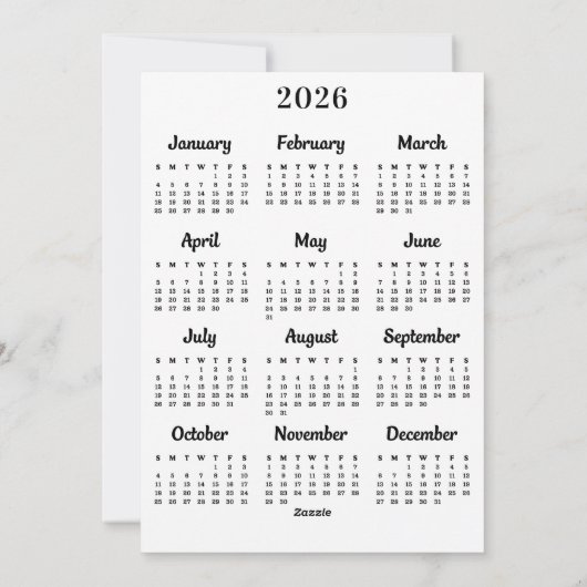 Vrolijke Kerstkat Moderne Huisdier Foto 2025 Kalen Feestdagenkaart (Achterkant)