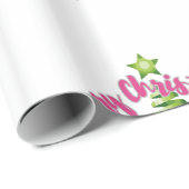 Vrolijke kerstkever cadeaupapier (Rol Hoek)