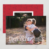 Vrolijke kerstknuffels | Vakantiefotokaart Feestdagenkaart (Voorkant / Achterkant)