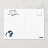 Vrolijke kerstkring briefkaart (Achterkant)