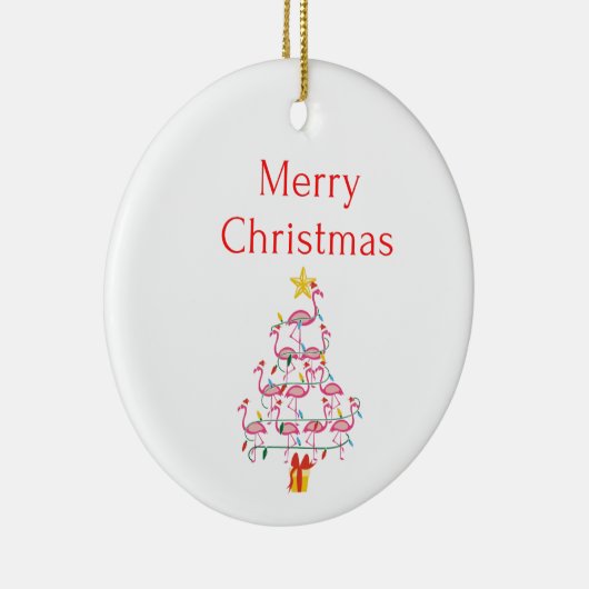 vrolijke kerstlichten keramisch ornament (Rechts)