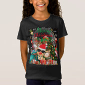 Vrolijke Kerstmagie: Feestelijke feestdagen T-shirt (Voorkant)