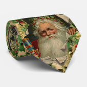 Vrolijke Kerstman Antiek Classic Stropdas (Opgerold)