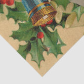 Vrolijke Kerstman Antiek Classic Tissuepapier (Detail)
