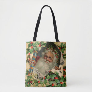 Vrolijke Kerstman Antiek Classic Tote Bag