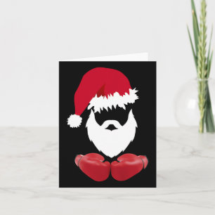 Vrolijke Kerstman Boxing Unit Kaart
