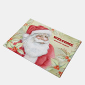 Vrolijke Kerstman Clause | Welkom Aangepast Deurmat (Schuin)