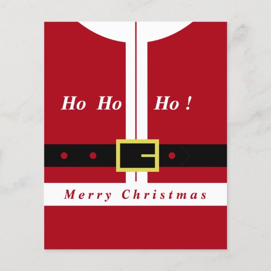 Vrolijke Kerstman Flyers (Achterkant)