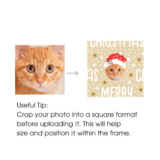 Vrolijke Kerstman Foto Schattige Gezicht Blauw Cadeaupapier