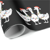 Vrolijke Kerstman Hoed Eenden Vakantie Kerstman Ee Cadeaupapier (Rol Hoek)