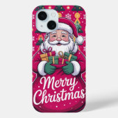 Vrolijke Kerstman iPhone / iPad hoesje (Achterkant)