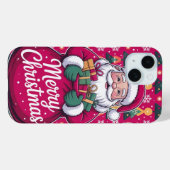 Vrolijke Kerstman iPhone / iPad hoesje (Achterkant (horizontaal))