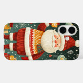 Vrolijke Kerstman Kerstcadeau's Case-Mate iPhone Case (Achterkant (horizontaal))