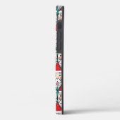 Vrolijke Kerstman Kerstmis Patroon Case-Mate iPhone Case (Achterkant / Links)