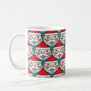 Vrolijke Kerstman Kerstmis Patroon Koffiemok