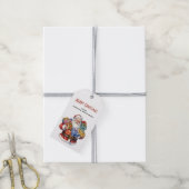 Vrolijke Kerstman Klassieke Kerstmis Cadeaulabel (Met Touw)