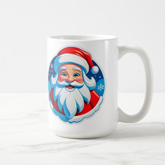 Vrolijke Kerstman Koffiemok (Rechts)